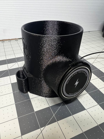 Cuppy, Magnetic Phone Charger for service trucks, 3D-printed by Farm Sip Supreme, installed