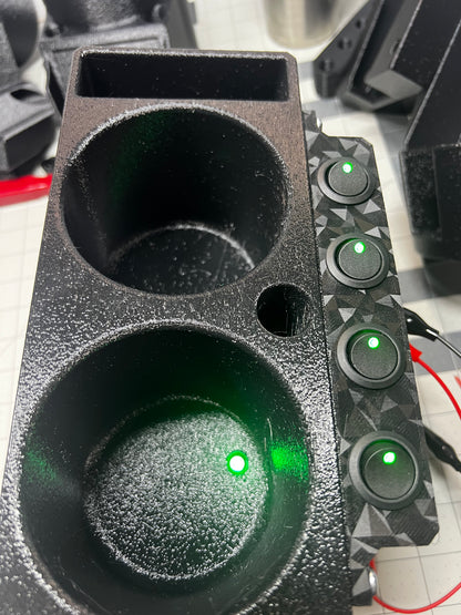 SoundGard 30/40/50 Series Switch Bracket and Switches, 3D-printed by Farm Sip Supreme, installed