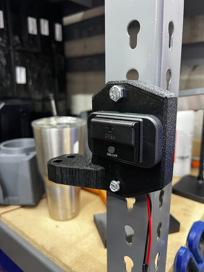 Generic Post Mount for tractors, 3D-printed by Farm Sip Supreme