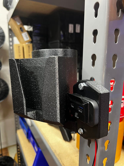 Generic Post Mount for tractors, 3D-printed by Farm Sip Supreme, in the cab