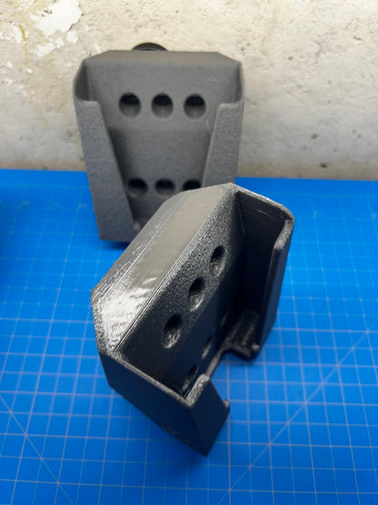 Generic Phone Holder Post Mount for tractors, 3D-printed by Farm Sip Supreme, side view