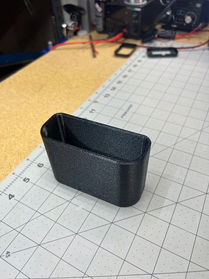 SnapSip Notepad Bin, 3D-printed by Farm Sip Supreme, side view