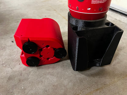 Flatster Cup Holder for service trucks, 3D-printed by Farm Sip Supreme, with parts