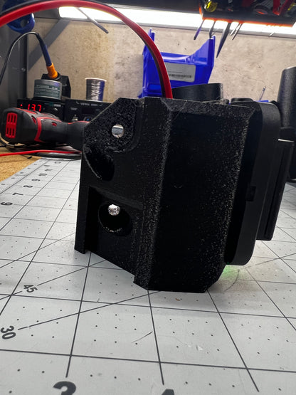 SnapSip Universal Vertical Post Mount for tractors, 3D-printed by Farm Sip Supreme, detail