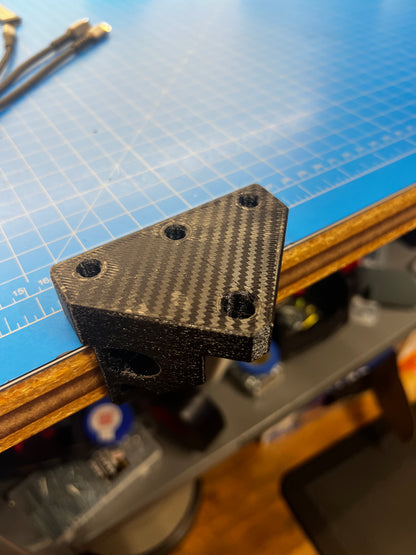 Box Tube or Angle Iron Bracket, 3D-printed by Farm Sip Supreme, detail