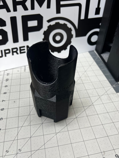 SnapSip Tall Drink Holder, 3D-printed by Farm Sip Supreme, side view