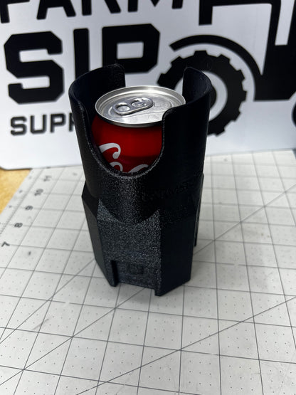 SnapSip Tall Drink Holder, 3D-printed by Farm Sip Supreme, in the cab