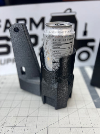 SnapSip Tall Boy Combo, Millennial Farmer Special for John Deere, 3D-printed by Farm Sip Supreme, side view