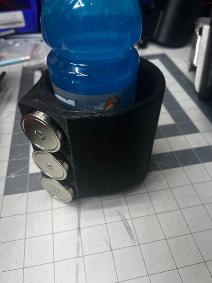 Forklift Cupper for forklifts, 3D-printed by Farm Sip Supreme, installed