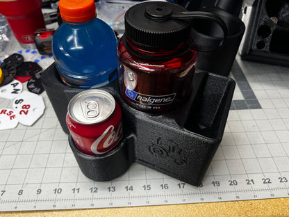 Dual Naglene and Popcan Holder, 3D-printed by Farm Sip Supreme