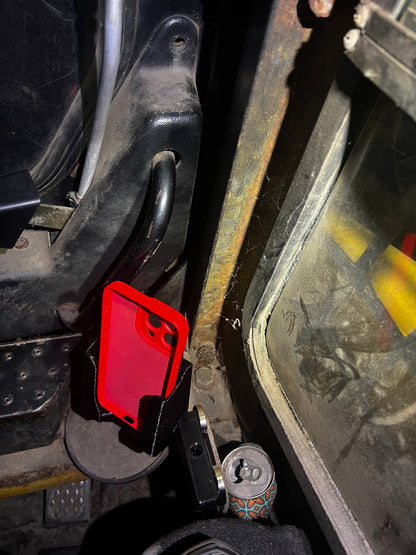 Magnetic Cell Phone Holder for service trucks, 3D-printed by Farm Sip Supreme