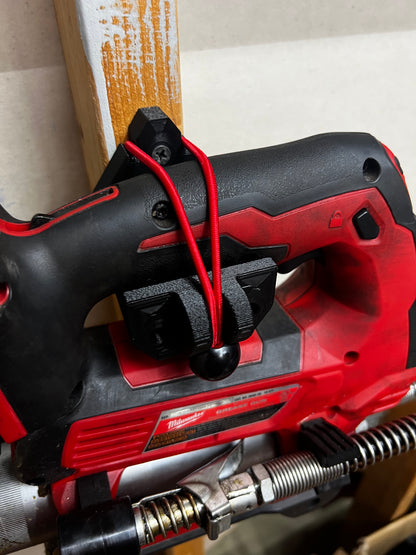 Grease Gun Holster for service trucks, 3D-printed by Farm Sip Supreme, installed