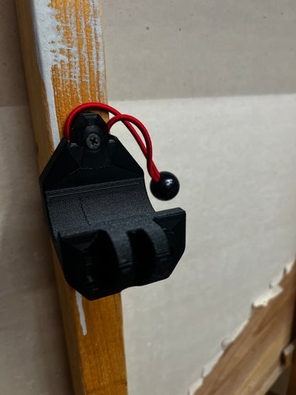 Grease Gun Holster for service trucks, 3D-printed by Farm Sip Supreme, in the cab