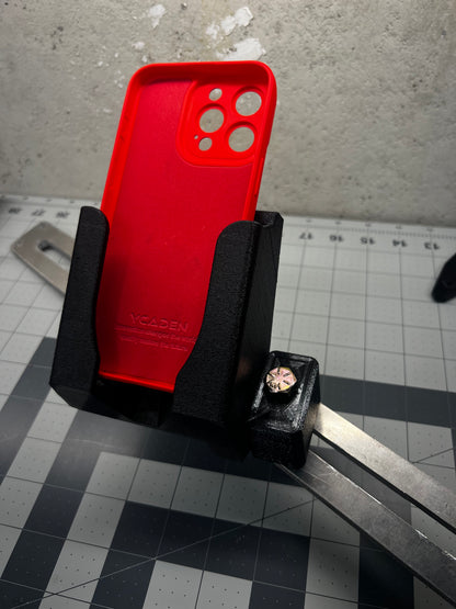 Monitor Bar Phone Mount for tractors, 3D-printed by Farm Sip Supreme