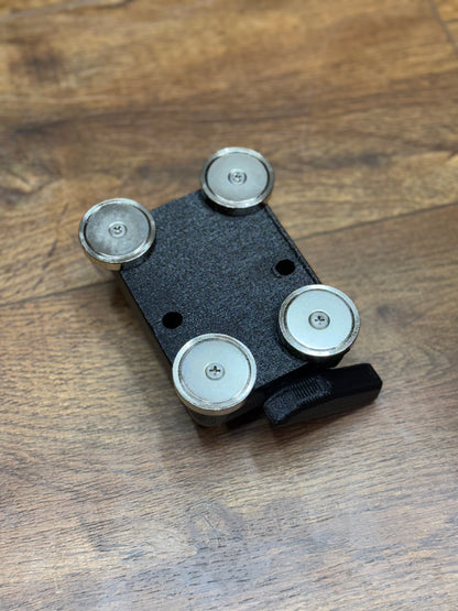 M18 Tool Holder, Normal Pistol Grip Style for service trucks, 3D-printed by Farm Sip Supreme, back view