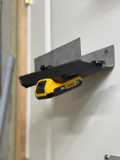 Dewalt 20v Triple Battery Holder, 3D-printed by Farm Sip Supreme, installed