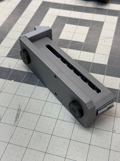 10 Mill Mag for service trucks, 3D-printed by Farm Sip Supreme, side view