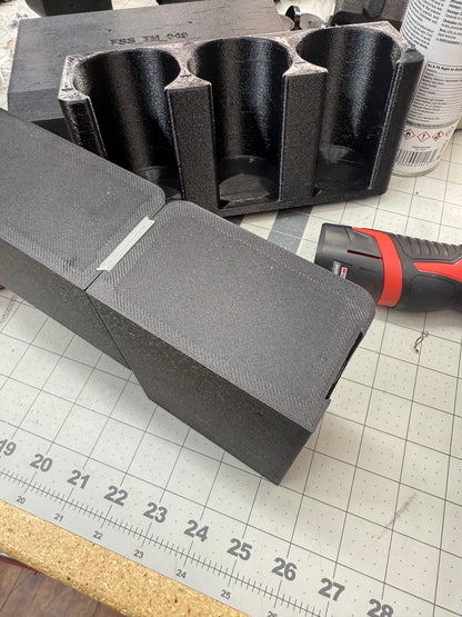 Snap Zip Tie Holders for service trucks, 3D-printed by Farm Sip Supreme, side view