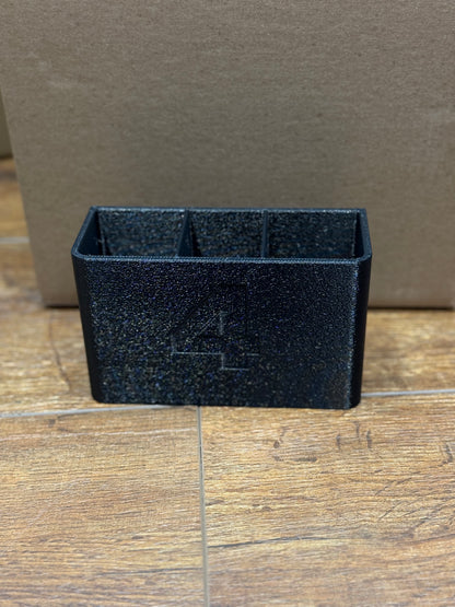 Snap Zip Tie Holders for service trucks, 3D-printed by Farm Sip Supreme, in the cab