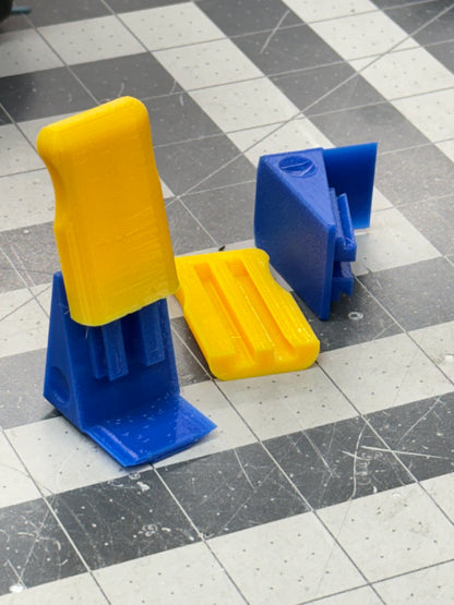 Hatching Time Tray Feet, 8 Pack for the shop and farm, 3D-printed by Farm Sip Supreme, back view