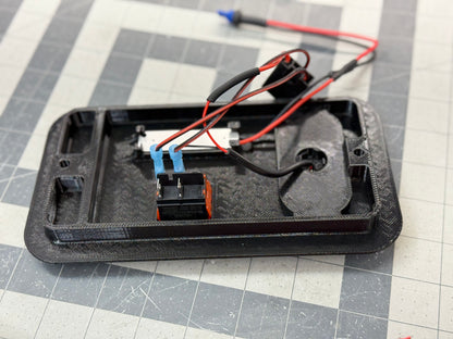 SoundGard Dome Light Panel Replacement, 3D-printed by Farm Sip Supreme, in the cab