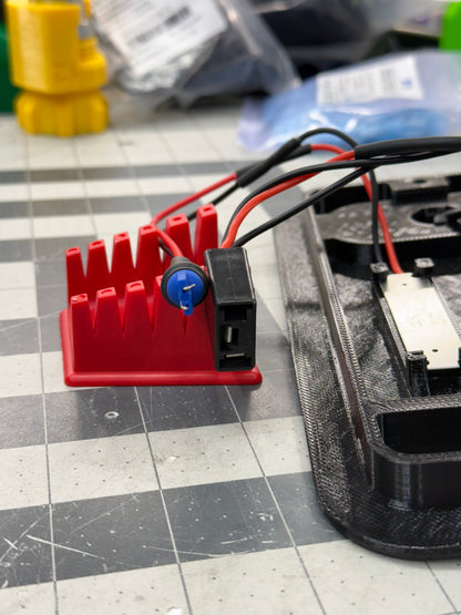 SoundGard Dome Light Panel Replacement, 3D-printed by Farm Sip Supreme, detail