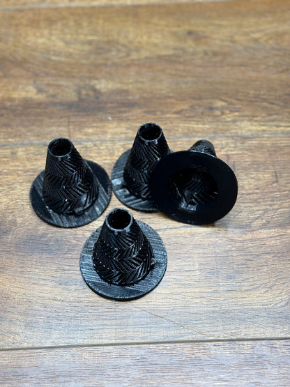 Fly Trap, 5 Gallon Bucket Worth (4 Black Pieces) for the shop and farm, 3D-printed by Farm Sip Supreme