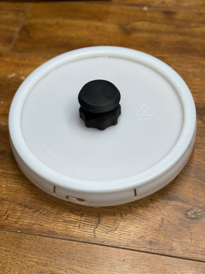 Fly Trap, Top of Bucket for the shop and farm, 3D-printed by Farm Sip Supreme, in the cab