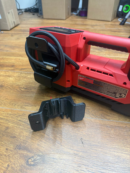 M18 Air Pump Replacement Hose Plastic, 2848-20 for service trucks, 3D-printed by Farm Sip Supreme, installed