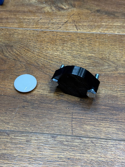 Air Tag Holder, Bolt on, 3D-printed by Farm Sip Supreme, installed