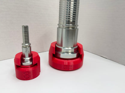 SnapFlange™ - Hose Saver Flange Protection, Full Kit for service trucks, 3D-printed by Farm Sip Supreme, installed