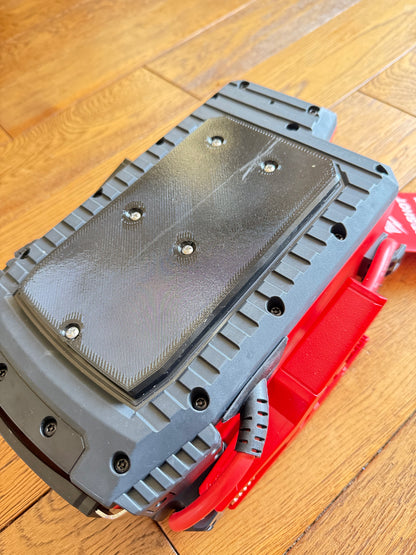 M18 Hot Shot Magnetic Back for service trucks, 3D-printed by Farm Sip Supreme, side view
