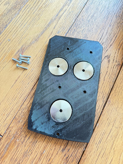 M18 Hot Shot Magnetic Back for service trucks, 3D-printed by Farm Sip Supreme, installed
