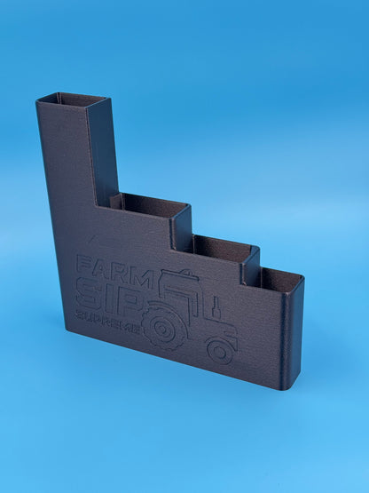 Aluminum Service Body, Zip Tie Holder for aluminum service bodies, 3D-printed by Farm Sip Supreme