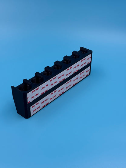 Aluminum Service Body, Heel Bar Holder for aluminum service bodies, 3D-printed by Farm Sip Supreme, installed
