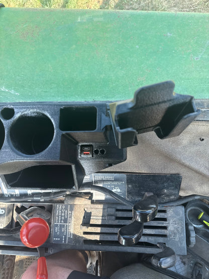 John Deere 55/60 Series Ashtray Replacement New Edition, 3D-printed by Farm Sip Supreme, side view