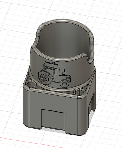 PopCan SnapSip, 3D-printed by Farm Sip Supreme, installed