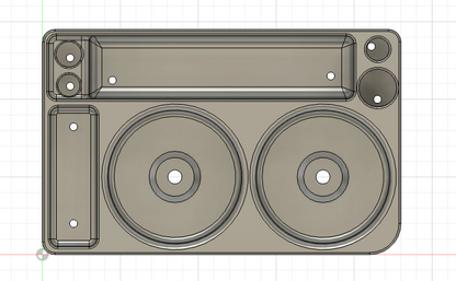 Fender Topper for pickups, 3D-printed by Farm Sip Supreme, side view