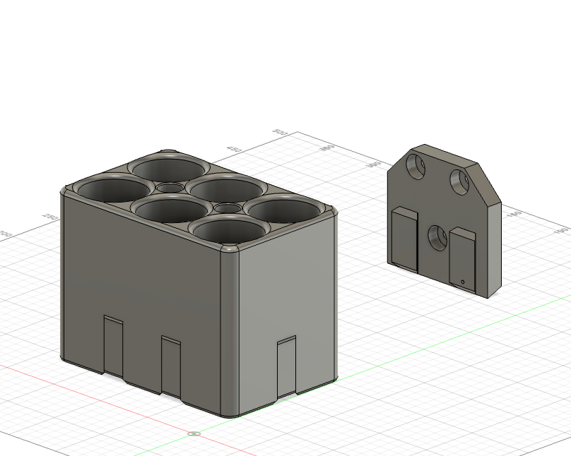 6 pack Grease tube holder