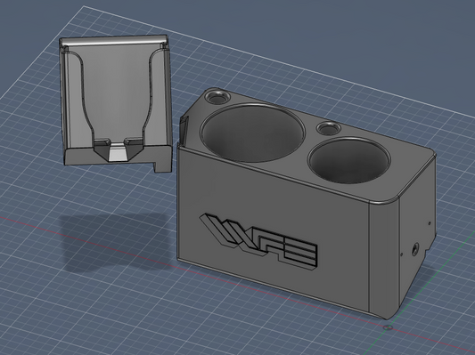 White Tractor Fender Dual drink