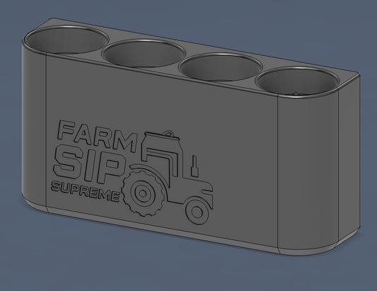PRINT FILE ONLY - STL - 4 pack grease tube holder