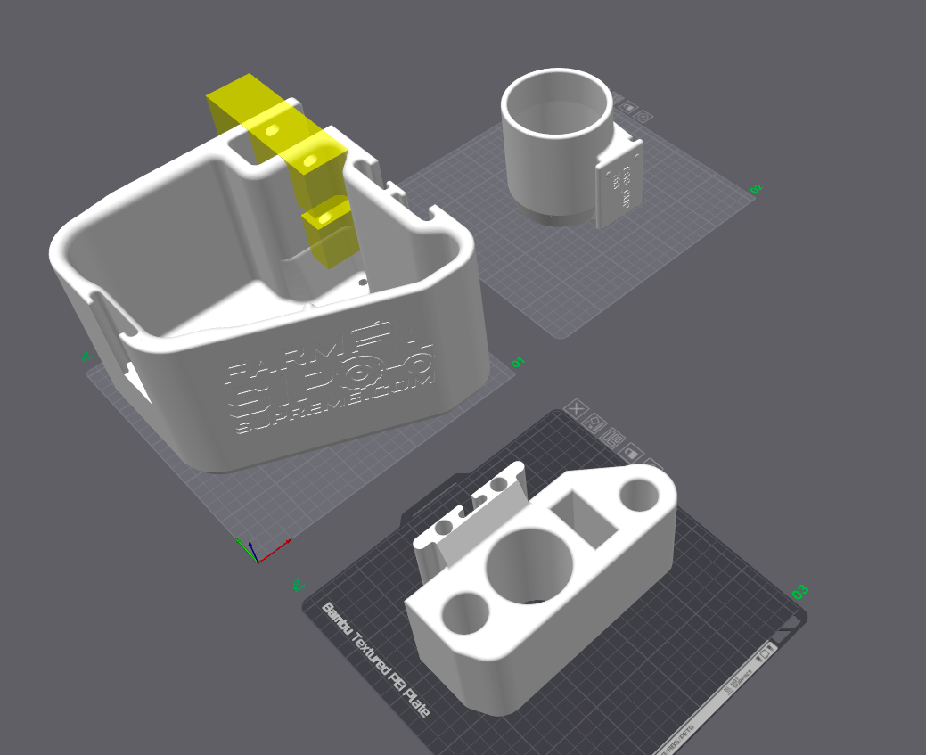 PRINT FILE ONLY - Kubota BX ROPS bolt on bin and accessories