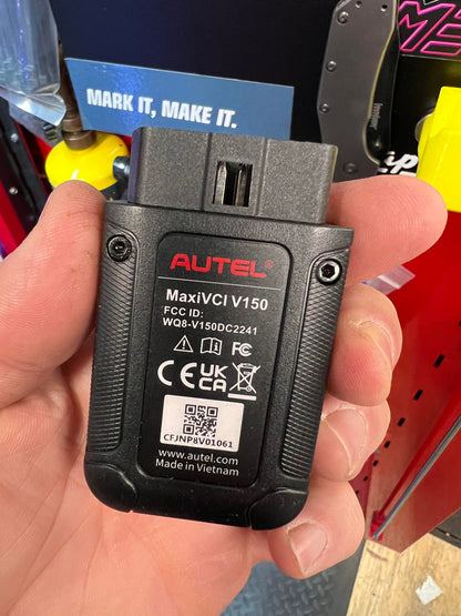 Autel ODB Magnetic Holder, 3D-printed by Farm Sip Supreme, installed
