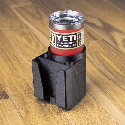 Flatster Cup Holder for service trucks, 3D-printed by Farm Sip Supreme