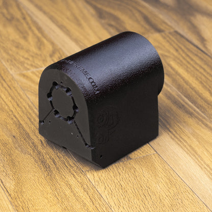 Flatster Cup Holder for service trucks, 3D-printed by Farm Sip Supreme, side view